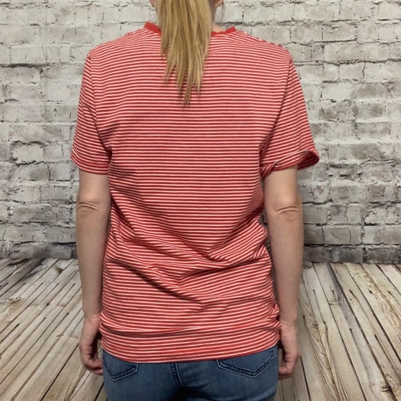 ‼️ZIPCODE Red Striped Classic Tee Size Med‼️ - Picture 3 of 7